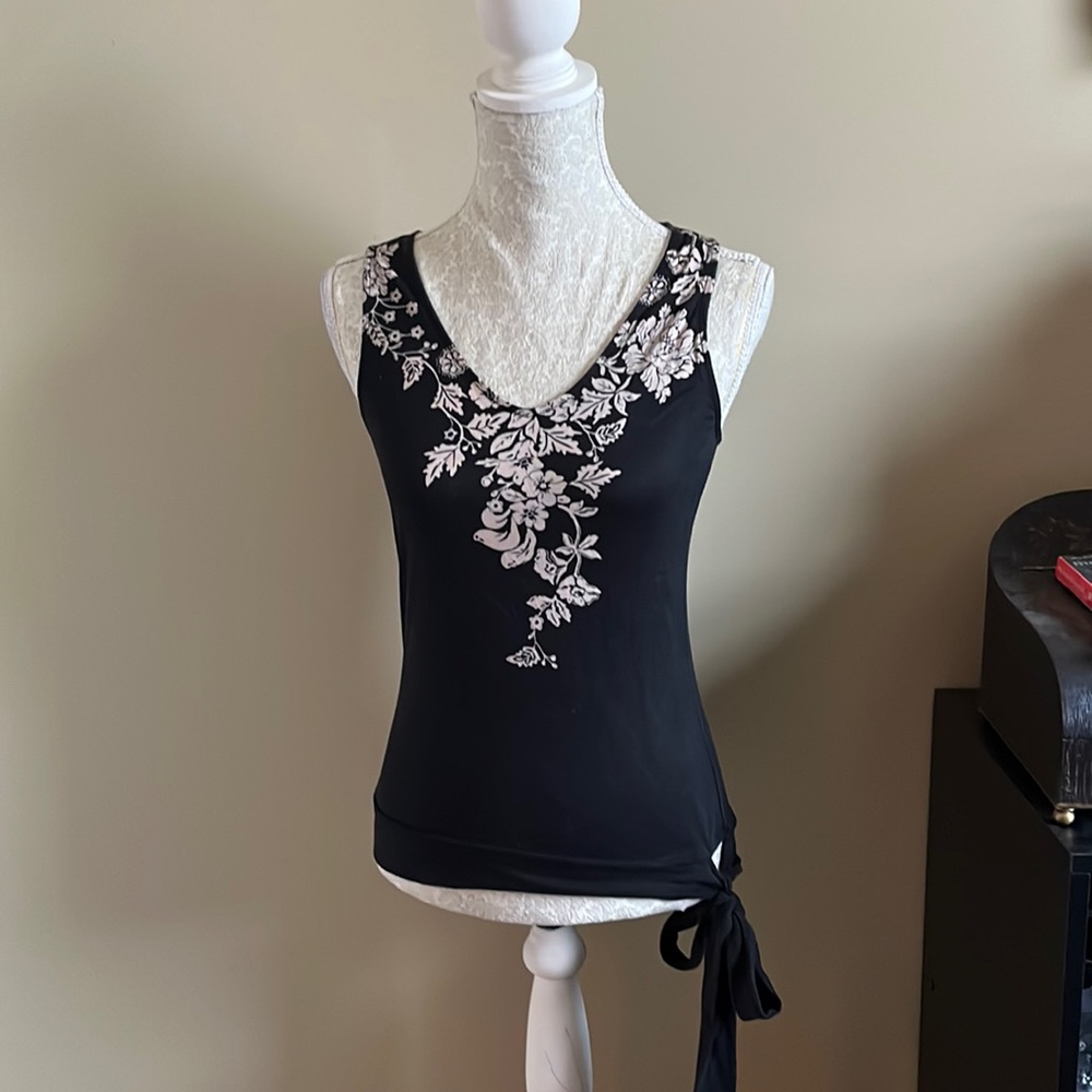 Ann Taylor Side Tie Top